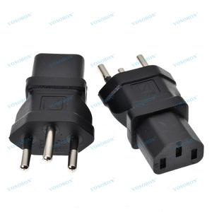 Switzerland loại J sev 1011 cắm để IEC C13 AC Power adapter, Swiss Nam để C13 nữ PDU/UPS máy chủ du lịch adapter cắm 10a250v - Product Image 2