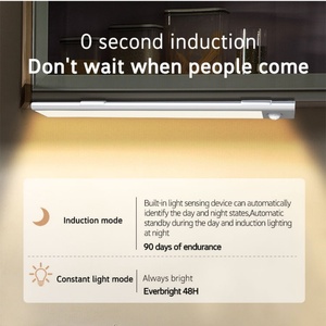 Smart <b>Wireless</b> Battery Usb Charging Motion Sensor Dimmable Under Wardrobe Cabinet Desk Light Household Electrical Appliances - Product Image 3