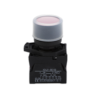 Interrupteur à bouton en aluminium IP65 10A 1NO Boîtier non conducteur Boîtier de sécurité d'arrêt d'urgence pour appareil ménager