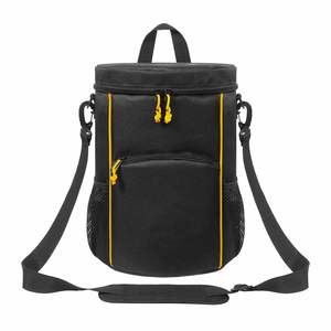 Sac à balles de tennis avec bandoulière amovible et réglable, sac de transport pour l'entraînement au baseball et au pickleball - Product Image 1