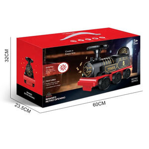 ילדים גבוהה טק גדול לבני חשמלי למבוגרים גדול אחסון פונקצית שחבור רכבת מסלול כלי רכב צעצוע סט פלסטיק לרכב על רכבת רכב - Product Image 6