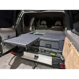 Y61 Drawer VRD4X4 Draw For Patrol Y61 Accessories Offroad Ute Truck <b>Bed</b> Cargo Drawer <b>Easy</b> DIY Electric Sockets Plugs Fuse Panel - Product Image 1
