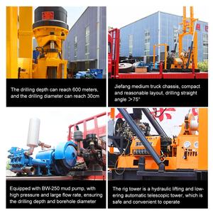 Máquina Perforadora de Pozos de Agua Hidráulica Montada en Camión para Pozos de Agua Subterránea de 200 a 300 Metros - Product Image 5