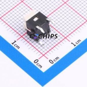 TS6672CJ BD Tactile Switch Through hole Component (THT),6x6mm Switch 2.5N Through Hole 6mm 6mm - Product Image 2