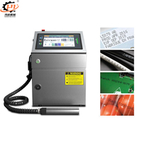 Impresora digital de inyección de tinta industrial Cij, automática por lotes, duradera para imprimir en botellas planas y tubos de cuero, versátil para imprimir en materiales flexibles y huevos.