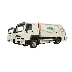 compactor garbage vehicle factory supplier HOWO - 6x4 20cbm to 25cbm Compression Garbage Trucks (Driving Type) LHD or RHD