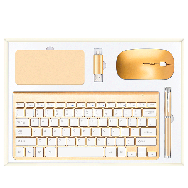 Promotional Products Gadgets Office Mouse and Keyboard USB Flash Drive Mobile Charger Power Bank for Company Business Annual