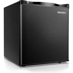 Mini-congélateur EUHOMY 1,1 pieds cubes, congélateur compact vertical à porte simple, porte réversible noire, dégivrage manuel - Product Image 1