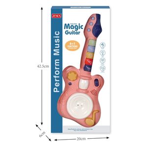 Guitarra de juguete musical con función inductiva, micrófono electrónico y altavoz, trompeta de juguete, regalo ideal para entusiastas de la música - Product Image 5