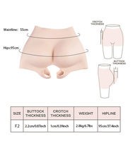 Nouveau Design Doux Cul Gluteos De Silicona Silicone Artificiel Grandes Fesses Et Hanches Pantalon Pour Femmes Et Travesti À Vendre