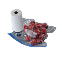 Scelleuse sous vide alimentaire portable rechargeable mini USB sans fil, pompe de scellage sous vide