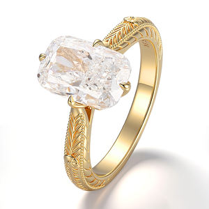 Anillos de Joyería Fina de Oro Amarillo de 18K y 14K con Diamantes de Laboratorio Certificados por IGI, Diseño Original, para Boda y Compromiso, para Mujeres y Hombres - Product Image 3