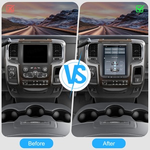 10.4 Inch Radio Tape Head Unit Car Stereo DVD Player for Dodge RAM 2013 2018 Audio Radio Receiver Tesla Style Touch Screen - Product Image 6