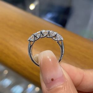 Custom Five Stone Stackable Diamond Rings 14k Gold Halo Ring Lab Grown Diamond Jewelry for Women Men - Product Image 3