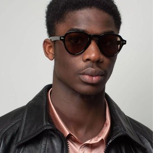 HATFIELDI Gafas de sol polarizadas retro con montura ovalada, protección UV400, gafas de moda unisex - Product Image 4