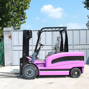 Carretilla elevadora eléctrica 1ton 2ton 3ton 4ton 5 Ton Batería de litio de gran capacidad y servicio pesado - Product Image 1