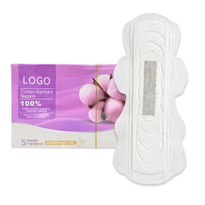 OEM sanitary napkin disposable breathable cotton sanitary napkin for girls during menstrual period Raw materials sanitary pads