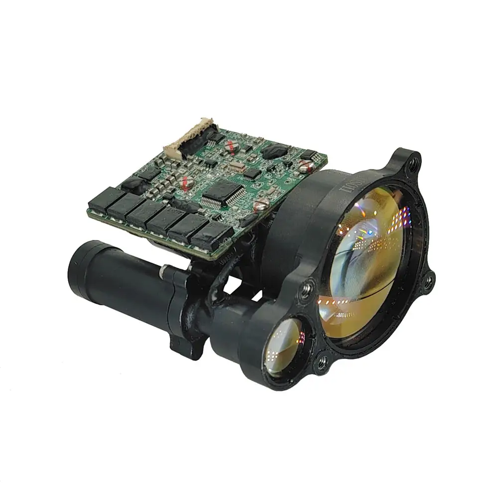 High quality industrial grade laser rangefinder sensor 1550nm laser distance meter 9km to car size 2.3x2.3m