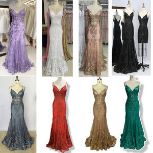 Vestidos de Festa Sereia de Alta Qualidade com Decote V Profundo e Espartilho Verde Sálvia com Lantejoulas para Mulheres 2025 - Product Image 6