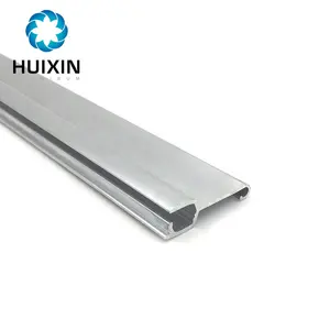 Perfil de aluminio extruido con recubrimiento de polvo blanco personalizado, para persiana enrollable, listones de puerta