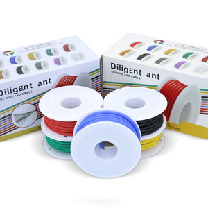 ApisQueen Silicone Wire 16-30AWG Tinned Copper Stranded Insulated Electronics Cable 5 Colors Boxed - Product Image 2