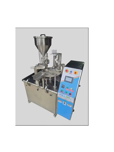 Equipo Automático de Llenado y Sellado de Vasos de Grado Alimenticio de 6 Estaciones para Vasos de Lassi, Curd, Shrikhand y Yogur con Alta Productividad - Product Image 3