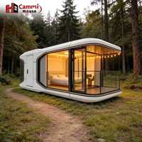 Maison capsule en acier moderne par Cammi House - Villa contemporaine, bureau et cabane de vacances de type conteneur
