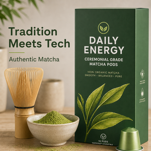 Cápsulas de Matcha de Preparación Rápida Compatibles con Máquinas Nespresso, Energía Saludable, Cápsulas de Té Verde de Dosis Individual, Venta al por Mayor - Product Image 5