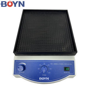 Coctelera orbital decolorante multifuncional con placa de goma en forma de molde natural eléctrico de laboratorio con botella de batido - Product Image 1