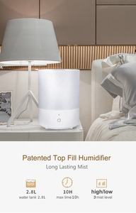 2800ml tissu imperméable revêtement doux lampe de nuit tissu ultrasons aromathérapie Machine électrique pour hôtel décoration voiture extérieur - Product Image 6