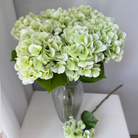Bunga Hydrangea Buatan Tangan Berkualitas Tinggi dari Lateks Buatan, Sentuhan Alami, Modern, Ramah Lingkungan, untuk Pesta, Hotel, Pernikahan, dan Dekorasi Meja