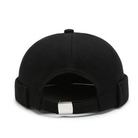 Gorra Deportiva Retro Bordada Ajustable Estilo Hip Hop, Gorra de Marinero Vintage de Algodón con Visera Enrollada y Desgastada, Gorra de Landlord