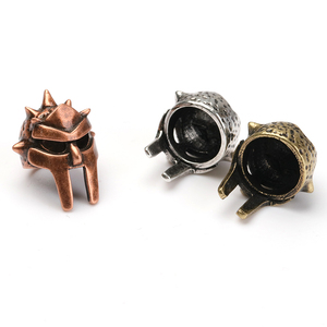Paracord <span class=keywords><strong>perline</strong></span> corda Pendente casco Perle di Metallo Antico in acciaio Oro o Bronzo di Fascini Per Il Braccialetto <span class=keywords><strong>perline</strong></span> per monili che fanno - Product Image 4