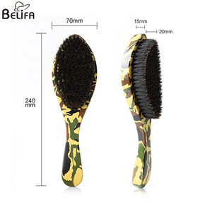 Nuovo <span class=keywords><strong>Kit</strong></span> di Spazzole per la Cura della <span class=keywords><strong>Barba</strong></span> da Uomo: Spazzola Curva in Setole di Cinghiale per Onde e <span class=keywords><strong>Barba</strong></span>, Pennello da <span class=keywords><strong>Barba</strong></span> - Product Image 2
