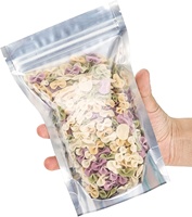 Sachet refermable en aluminium Mylar imprimé avec logo personnalisé, anti-odeur, qualité alimentaire, pochette verticale avec impression en héliogravure, plastique PE