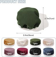 Housse de protection pour verre en coton/polyester à production rapide, couvercle de tasse, 'préservatif pour tasse', logo personnalisé, couleur pour utilisation en extérieur
