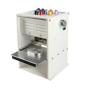 Venta caliente pequeña máquina <span class=keywords><strong>de</strong></span> sellado térmico al vacío Manual/6 cámaras/taza <span class=keywords><strong>Nespresso</strong></span> - Product Image 1