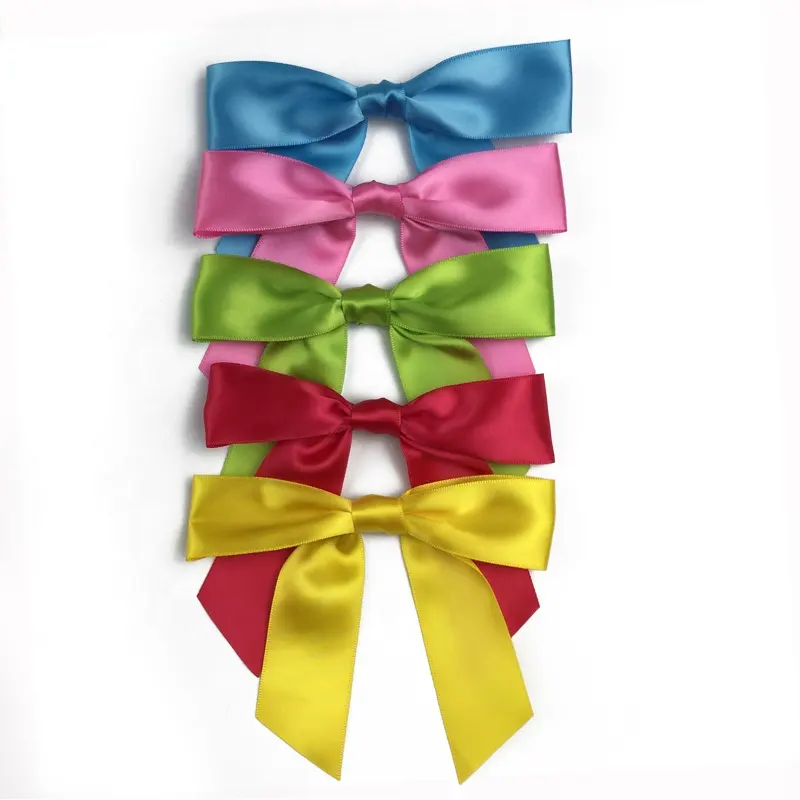 OKAY Wholesale Custom 2 Inch Shopping Bag Gift Box Ribbon Bows For Christmas Day Decoration