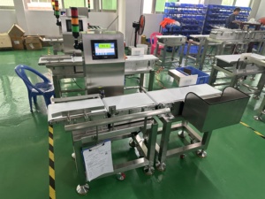 Đóng Hộp Điện Thoại Di Động Mặt Nạ Dây Chuyền Sản Xuất Năng Động Kiểm Tra Định Lượng Checkweigher Băng Tải Vành Đai Trọng Lượng Máy Với Rejector - Product Image 3