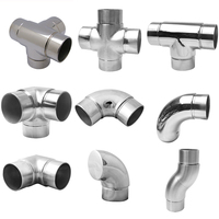 Support de main courante réglable en acier inoxydable 304 316 moulé par le fabricant Inox pour escalier, balustrade et raccords de tuyauterie