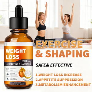 Organisches <span class=keywords><strong>L</strong></span>-Carnitin <span class=keywords><strong>L</strong></span>-Arginin Tropfen Garcinia Cambogia 25000mcg Gewichtsverlust Stoffwechsel-Booster Appetitzügler 1/2 Tropfer - Product Image 3