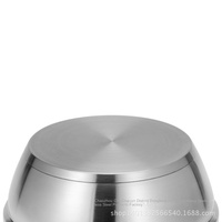 Yolecen usine acier inoxydable 304 électrique universel magnétique poêle soupe Pot 30cm Double fond vapeur ménage Double
