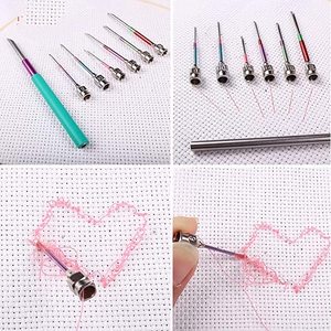 <span class=keywords><strong>Kit</strong></span> de <span class=keywords><strong>broderie</strong></span> au point de croix avec outils de <span class=keywords><strong>broderie</strong></span> et fil - Product Image 5