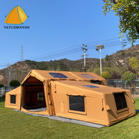 Tente sphérique gonflable rapide pour le camping en plein air, tente dôme gonflable portable avec pompe, maison à bulles imperméable pour le glamping