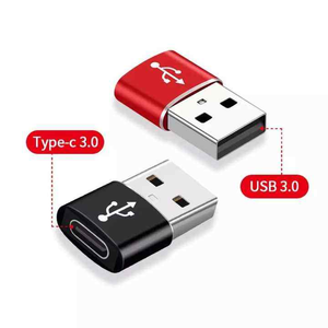 Nuevo USB 2,0 macho a tipo C hembra adaptador de conector OTG aleación de aluminio para ordenador portátil/PC Compatible con teléfonos móviles - Product Image 2