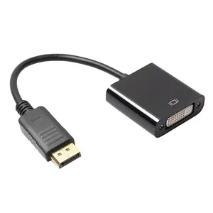 DP ל-dvi מתאם DisplayPort הצגת נמל ל-dvi כבל מתאם ממיר זכר לנקבה 1080P עבור צג מקרן תצוגה