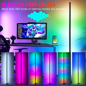 Lámpara de pie LED con Soporte redondo de 1,65 M, iluminación inteligente para el hogar, decoración de Ambiente, lámpara de pie de esquina para sala de estar, regalo para niños - Product Image 6