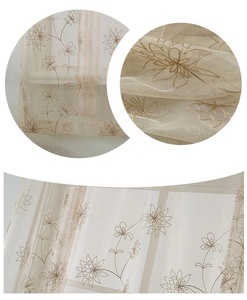 Eleganti <span class=keywords><strong>Tende</strong></span> per Finestre, Design in Voile, <span class=keywords><strong>Tende</strong></span> a Pacchetto, <span class=keywords><strong>Tende</strong></span> Romane in <span class=keywords><strong>Lino</strong></span>, <span class=keywords><strong>Tende</strong></span> Trasparenti Ricamate per Balcone - Product Image 4