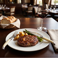 Couteau à steak de luxe en acier inoxydable Laguiole, ensemble de 6 couteaux de table dans un coffret cadeau