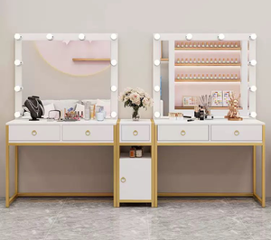ไอสตาโปรโม ของขวัญ เฟอร์นิเจอร์อัจฉริยะ <span class=keywords><strong>โต๊ะ</strong></span><span class=keywords><strong>เครื่อง</strong></span><span class=keywords><strong>แป้ง</strong></span>สไตล์โมเดิร์นเรียบง่ายแบบเจ้าหญิง ตู้ข้าง <span class=keywords><strong>โต๊ะ</strong></span><span class=keywords><strong>เครื่อง</strong></span><span class=keywords><strong>แป้ง</strong></span>พร้อมกระจก  <span class=keywords><strong>เก้าอี้</strong></span>  ไฟ LED  ไม้เนื้อแข็ง - Product Image 4